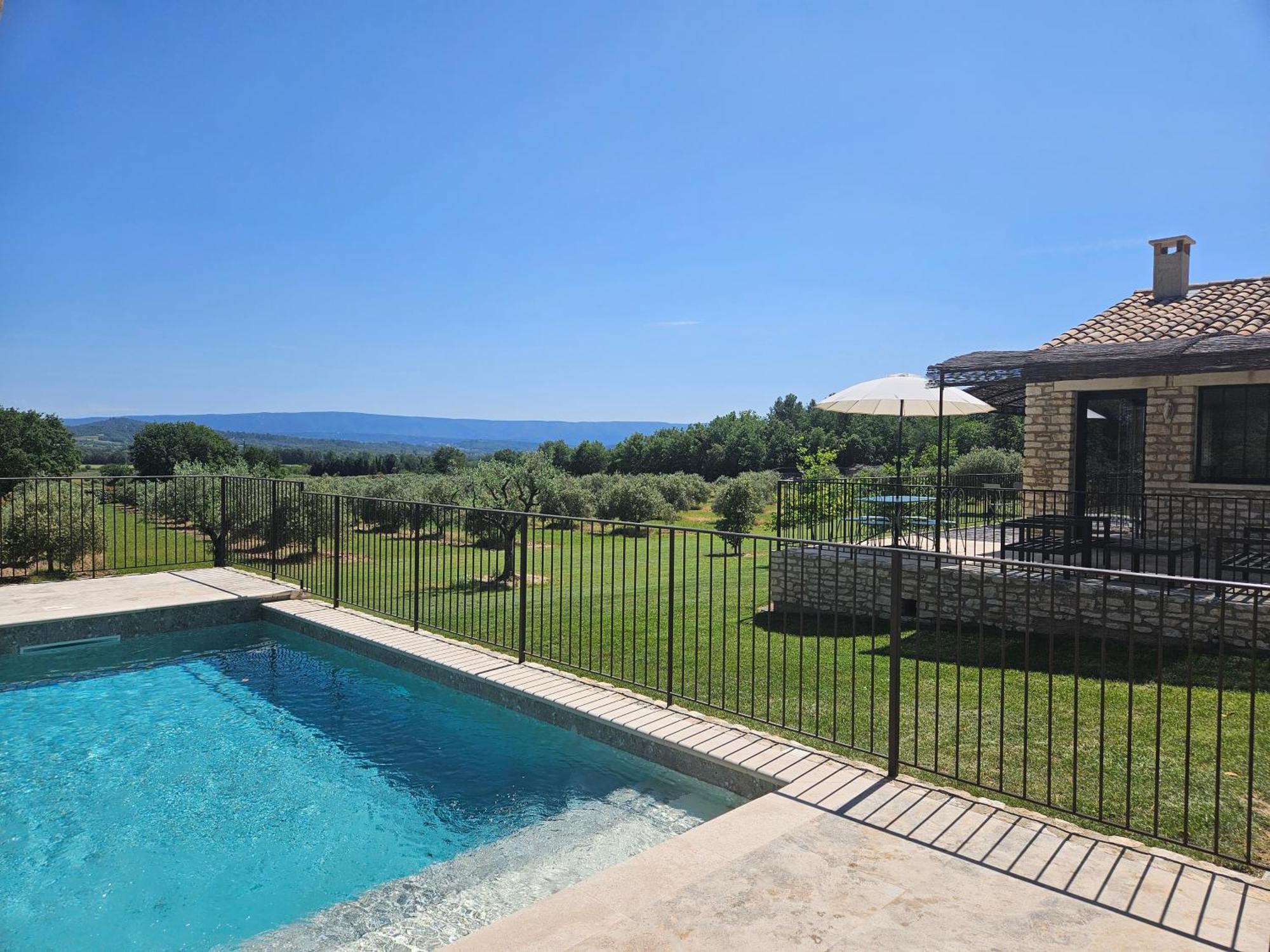 Bastide Toujours Dimanche, Maison De Vacances Avec Vue & Piscine Privee Gordes Εξωτερικό φωτογραφία